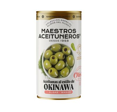 Aceitunas al estilo Okinawa 370ml Maestros Aceituneros