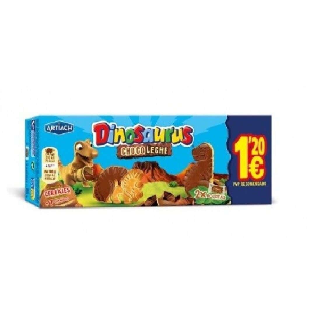 Dinosaurus Chocolate con Leche 85gr. 1.40€ Artiach
