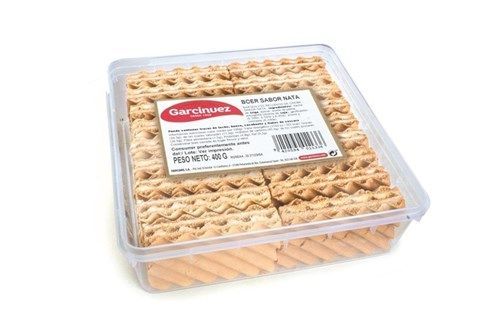 Tupper Barquillo de nata 400 gr Garcinuez