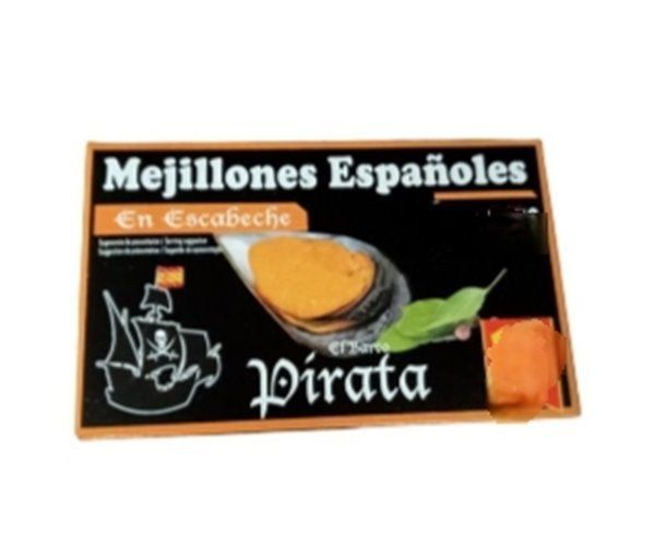 Mejillón en Escabeche Lata 0L-120 Barco Pirata Mejillón en Escabeche Lata 0L-120 Barco Pirata