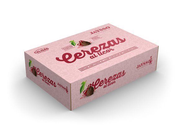 Cerezas confitadas al licor cubiertas de chocolate puro Jaysso 3kg