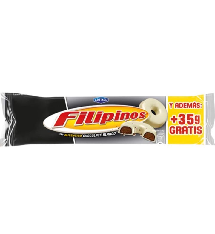 Filipinos choco blanco 128g