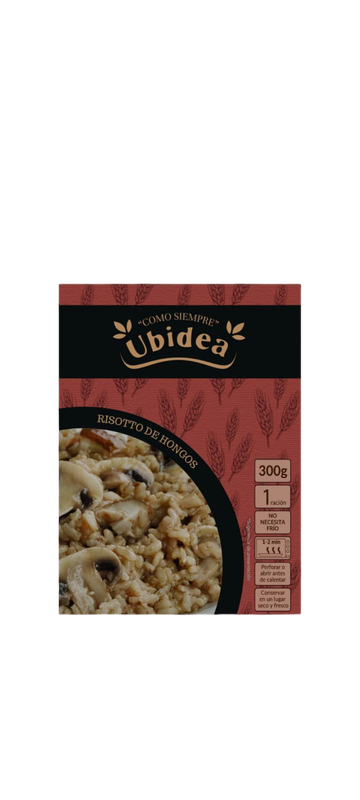 Risotto de Hongos Ubidea