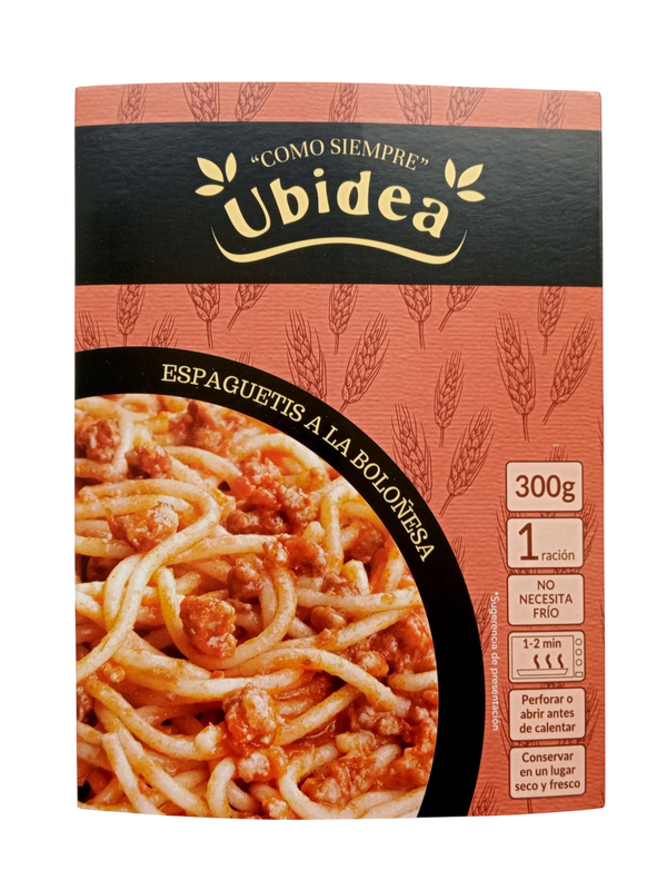 Espaguetis a la Boloñesa Ubidea
