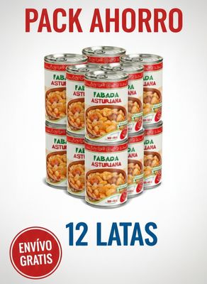 12 Latas de Fabada Asturiana 400g 12 Latas de Fabada Asturiana 400g