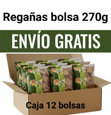 12 bolsas Regañas de Pan con Sésamo 270g Monti