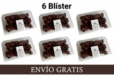 CAJA 6 Blister Lazos Chocolate Tiernos 250gr Atocha CAJA 6 Blister Lazos Chocolate Tiernos 250gr Atocha
