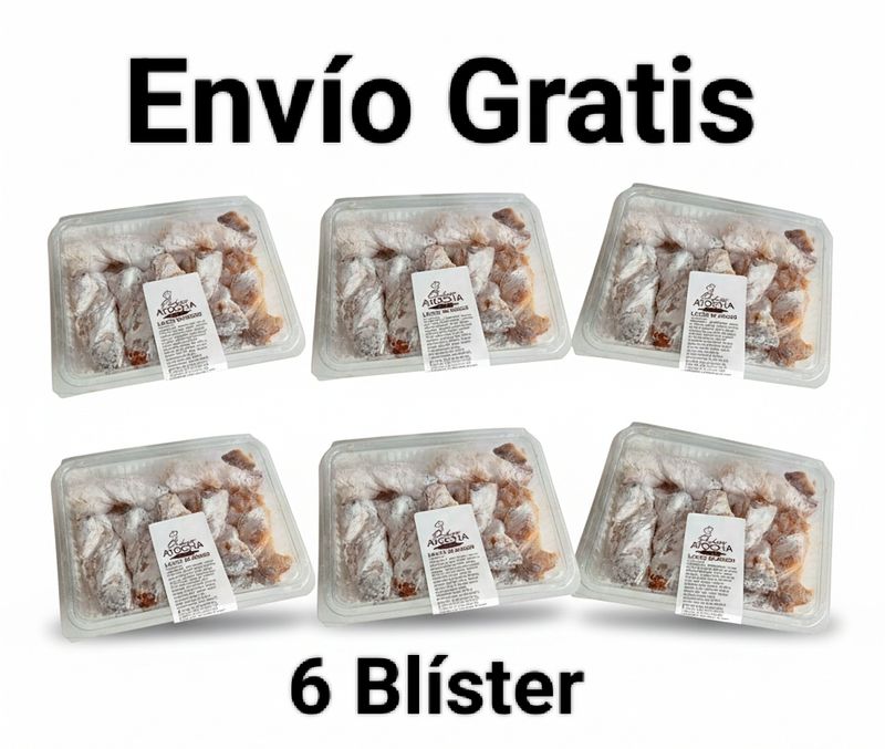 Blister Lazos Blancos Tiernos 250gr Caja 6 bandejas. Atocha
