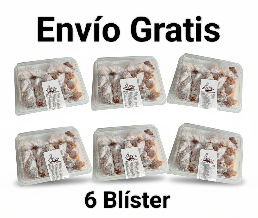 Blister Lazos Blancos Tiernos 250gr Caja 6 bandejas. Atocha