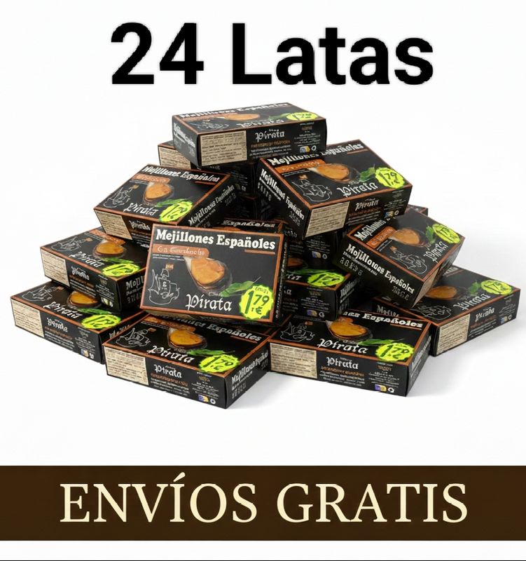 24 latas Mejillones en escabeche OL110