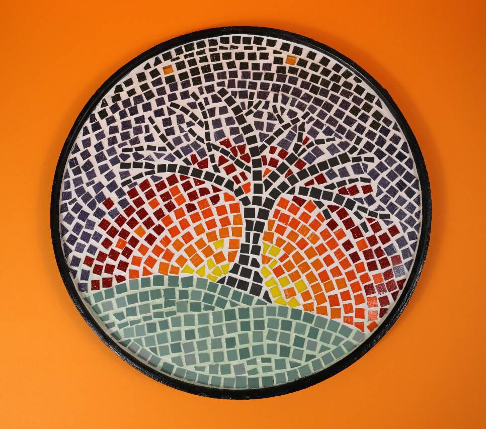 Sonnenuntergang - Serviertablett