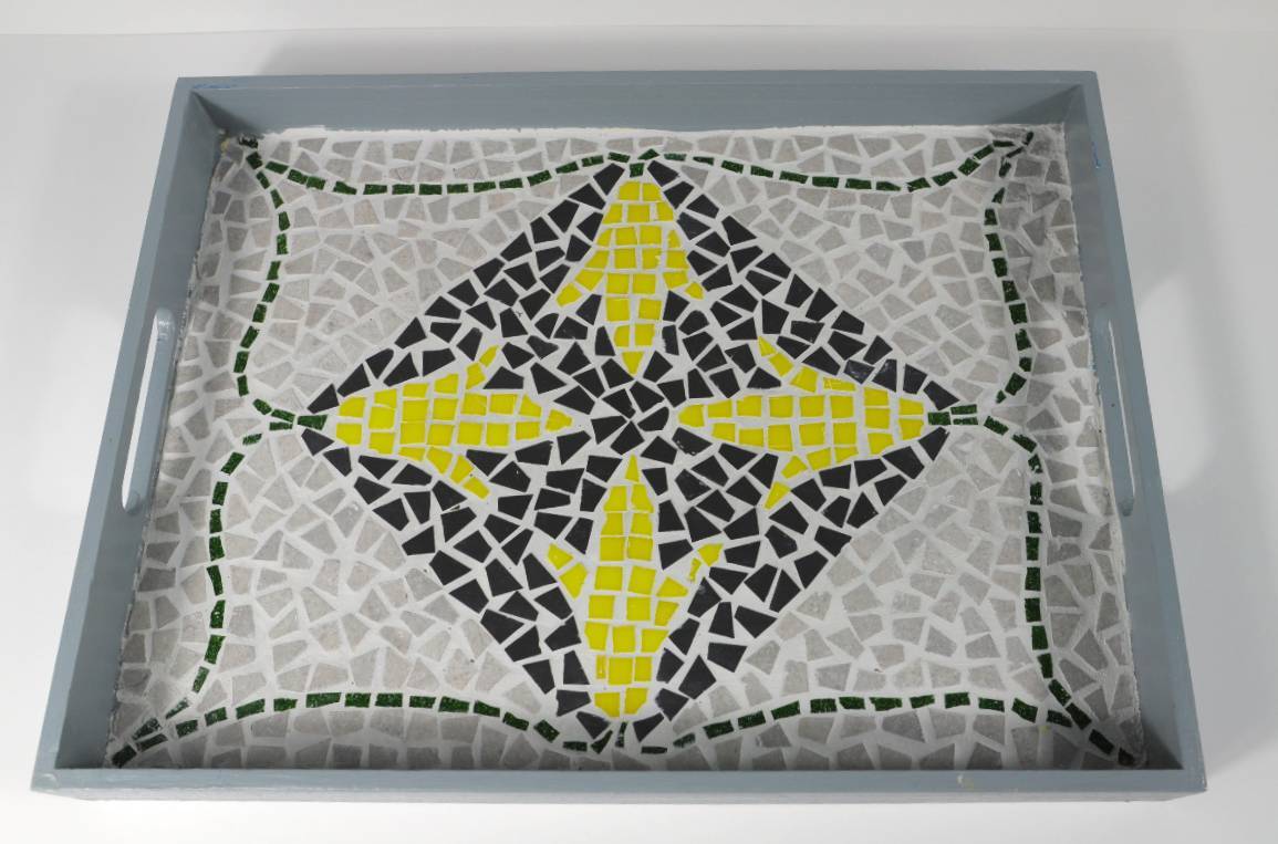 Serviertablett Tulpe