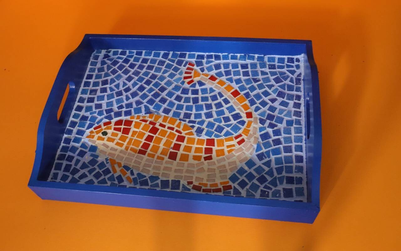 Fisch Serviertablett