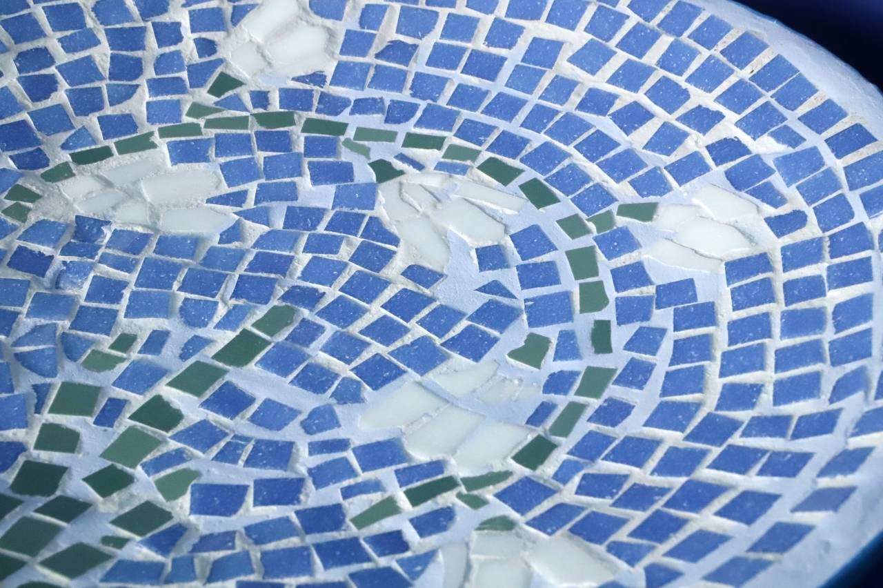 Schneglöcken Teller mit passendem Teelicht