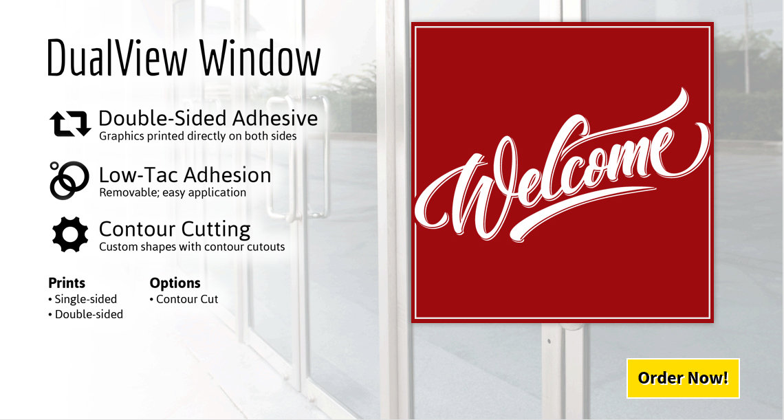 Dualview Window Cling