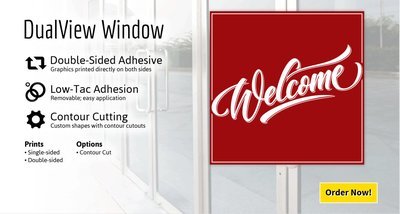 Dualview Window Cling