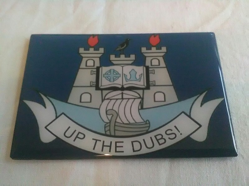 Dublin Fridge Magnet - Up The Dubs!