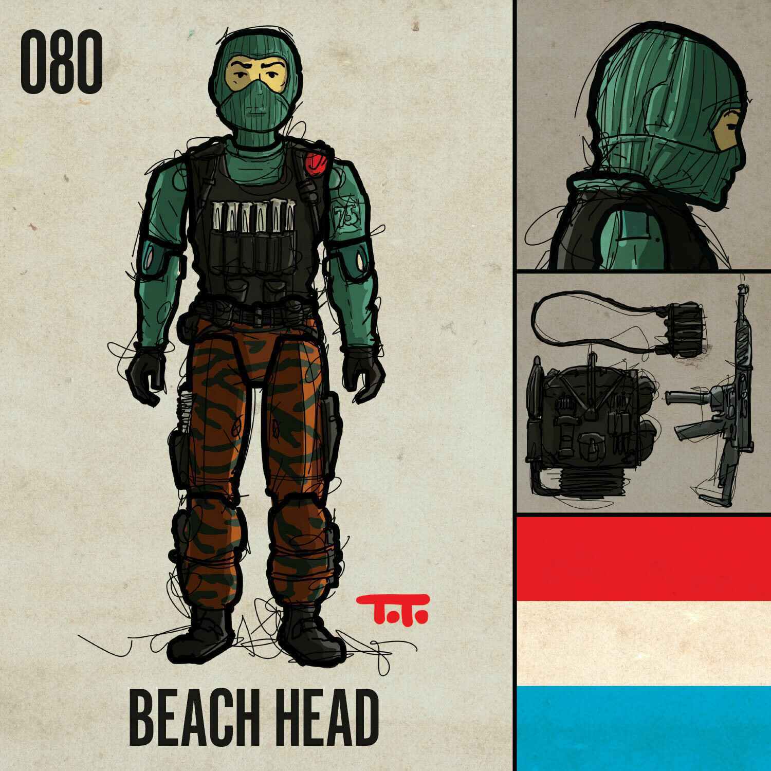 G365 SQ-080 BEACH HEAD