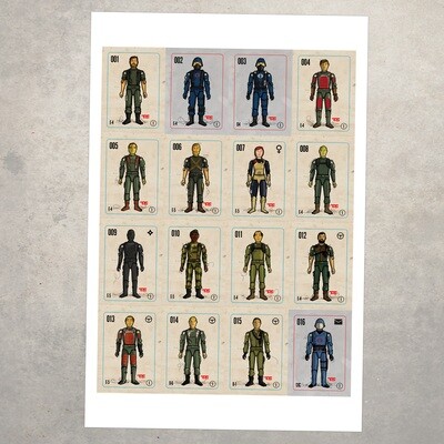 GIJOE365 POSTER - 1982 Figures