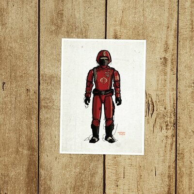 GIJOE365 057 “Crimson Guard” Prints, Choose Size: 5x7