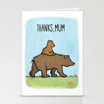 CARD - Mothers Day - "Thanks Mum"