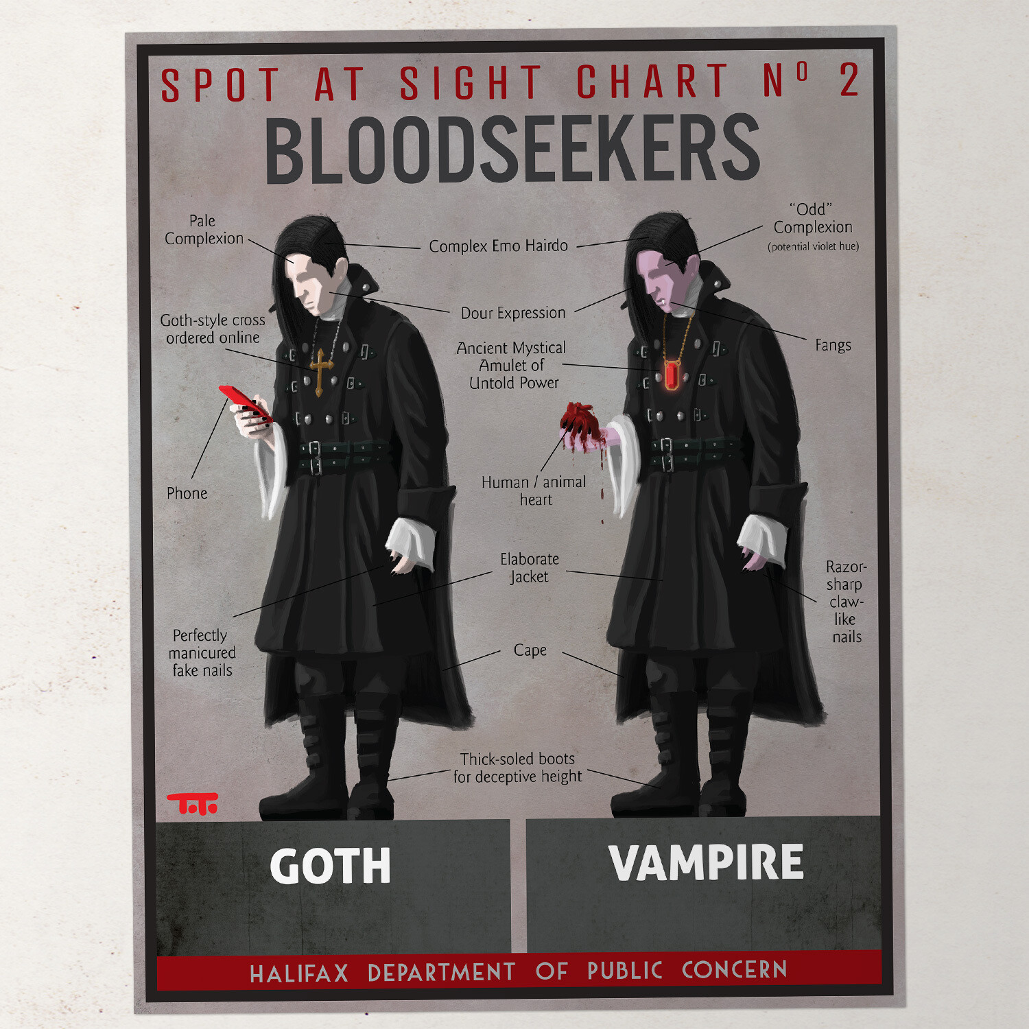 HW - POSTER - Goth / Vampire