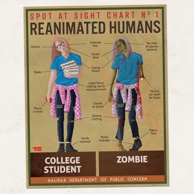 HW - POSTER - Zombie / Student