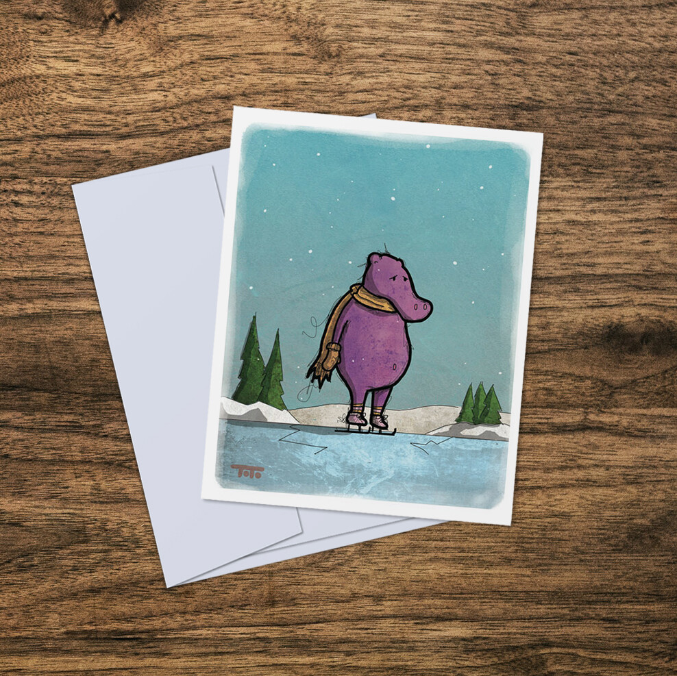 "Out of Africa" Card: HIPPO
