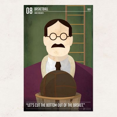 Heritage Minute Poster - &quot;Basketball&quot;