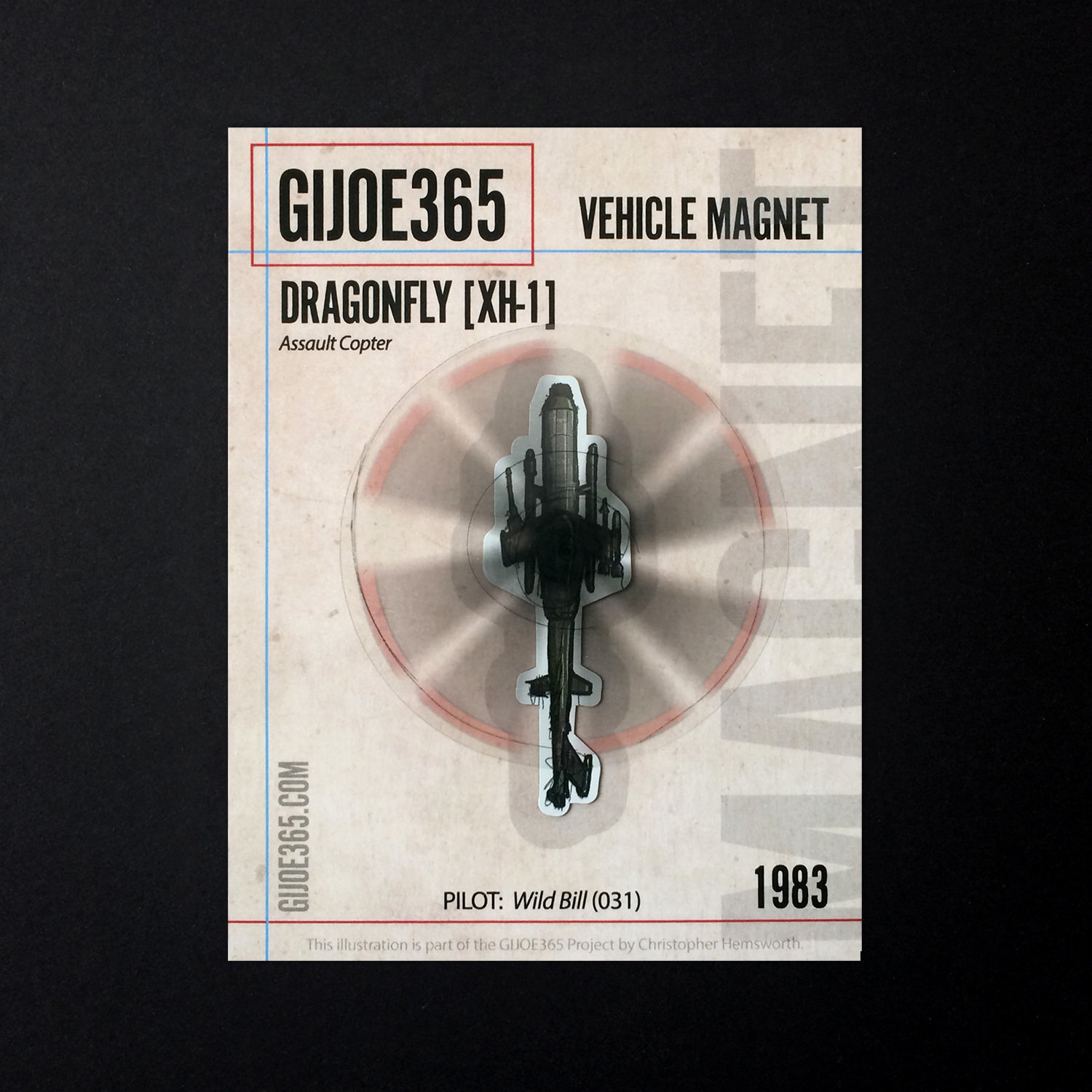 G365 MAGNET - Dragonfly (spinning)