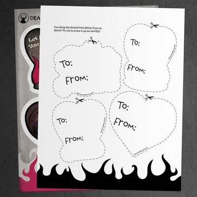 Lil Demon Valentines Sheet