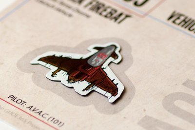 Close-up of magnet.