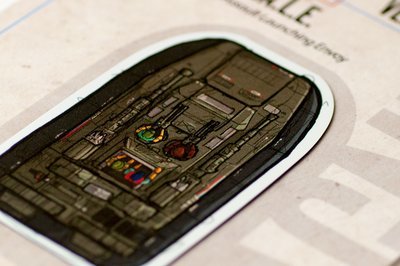 Close-up of magnet.
