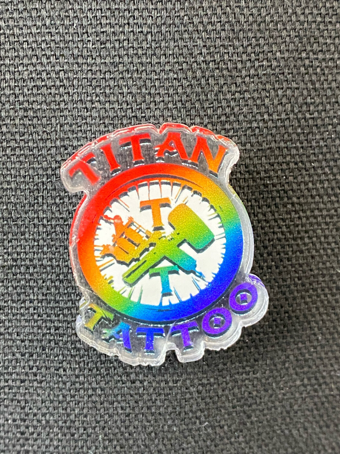 Titan Tattoo Rainbow Pin