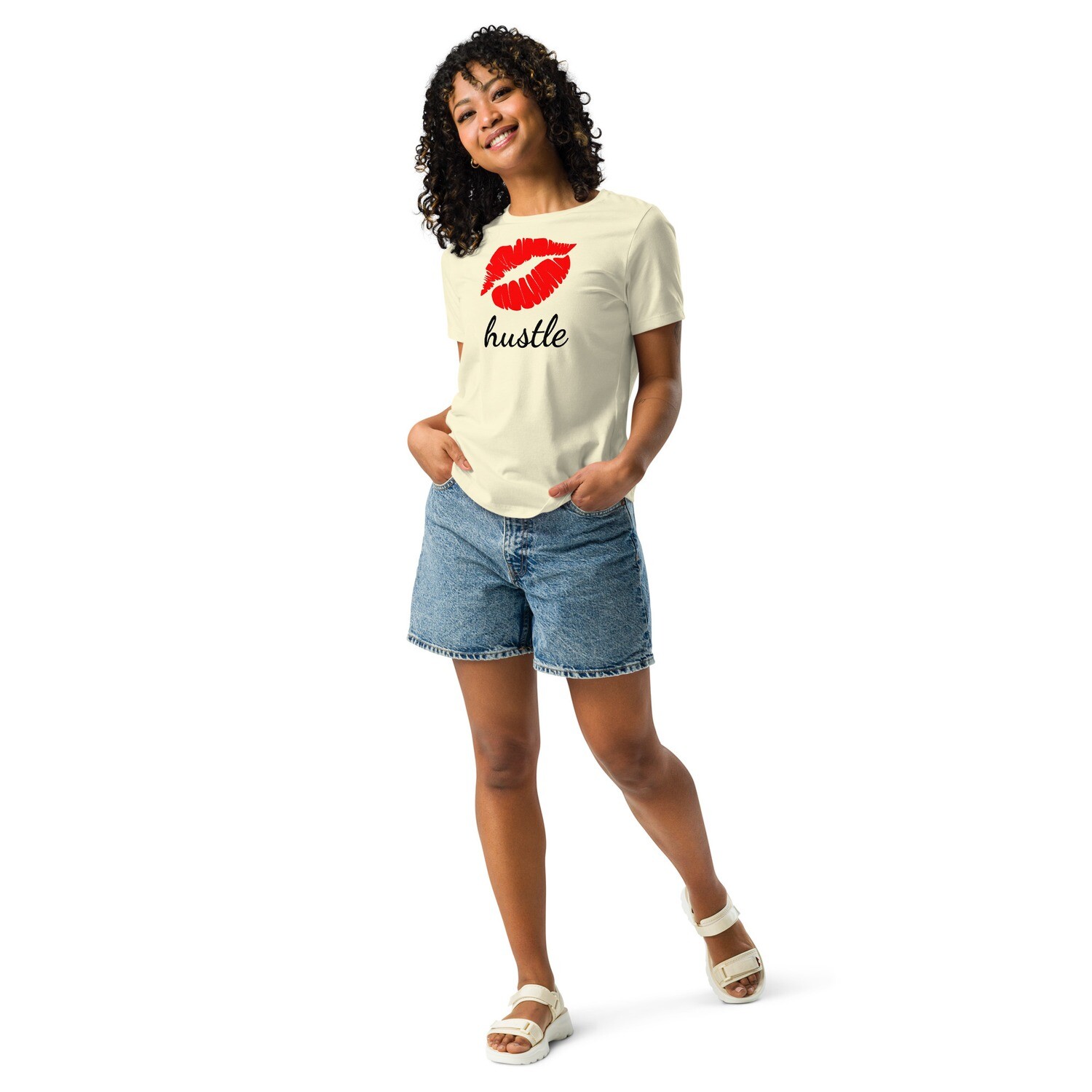 Women&#39;s Relaxed T-Shirt - Hustle 01