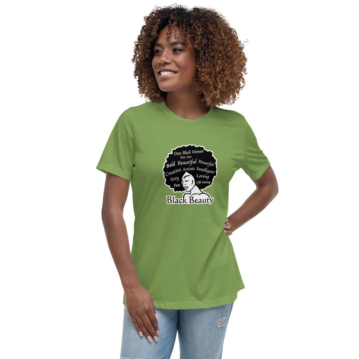Women&#39;s Relaxed T-Shirt - Black Beauty