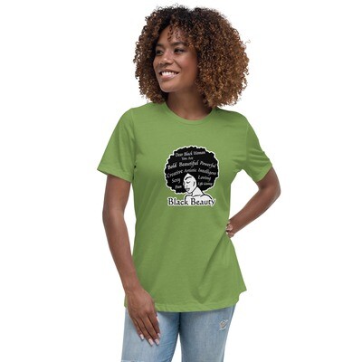 Women&#39;s Relaxed T-Shirt - Black Beauty