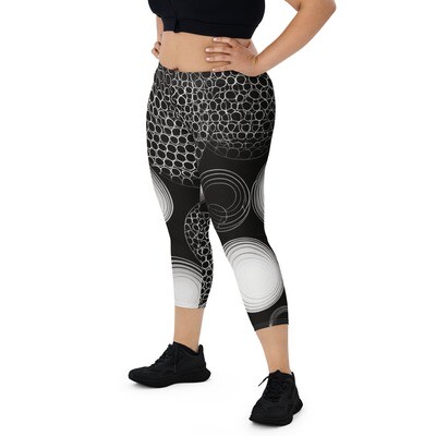 Shadow Mist - Capri Leggings