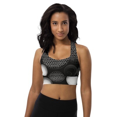 Shadow Mist - Longline sports bra