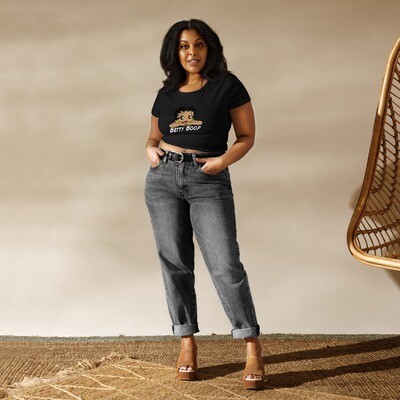 Cocoa Betty Boop - Women’s Crop Tee