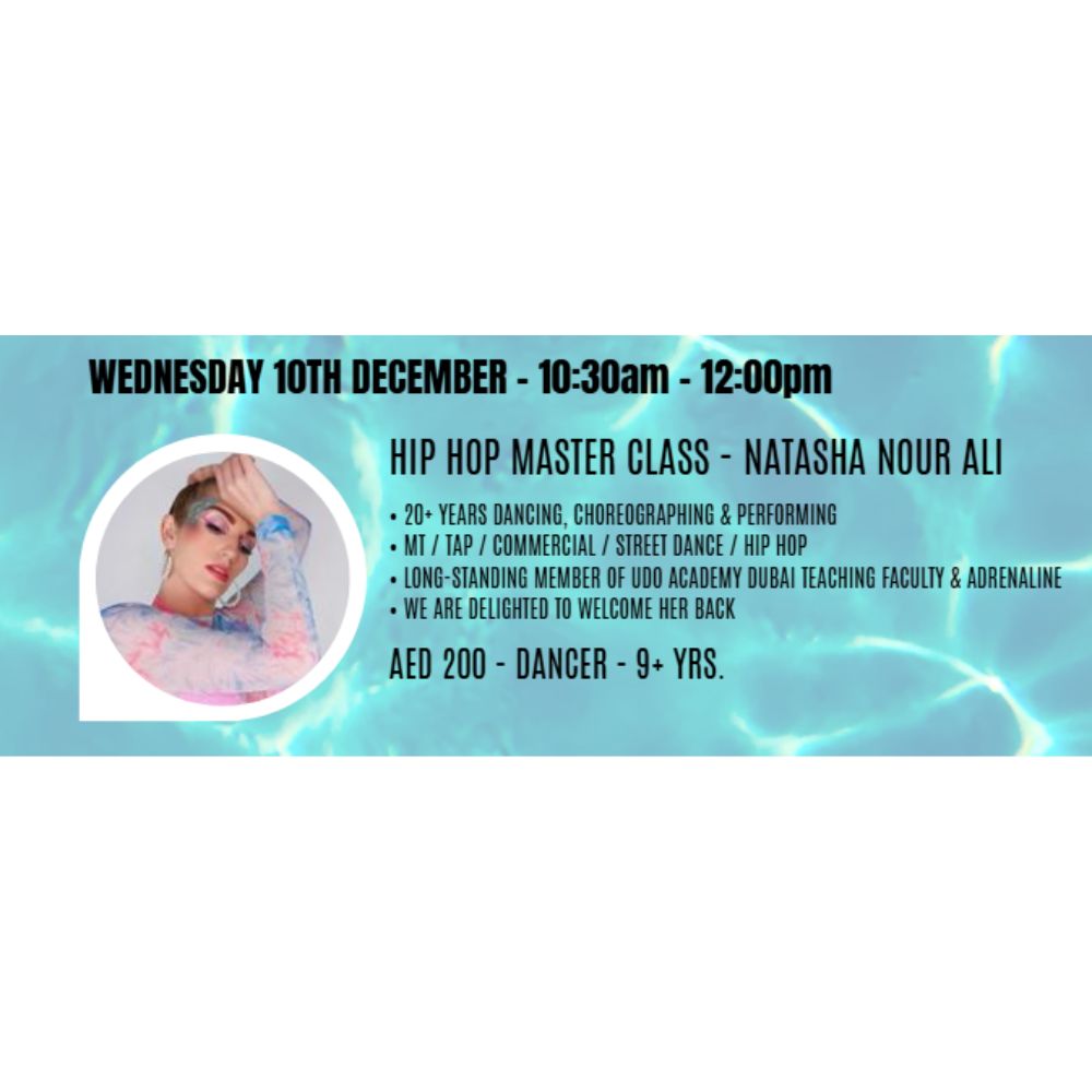 UDO DANCE INTENSIVE - Hip Hop Master Class - Natasha Nour Ali