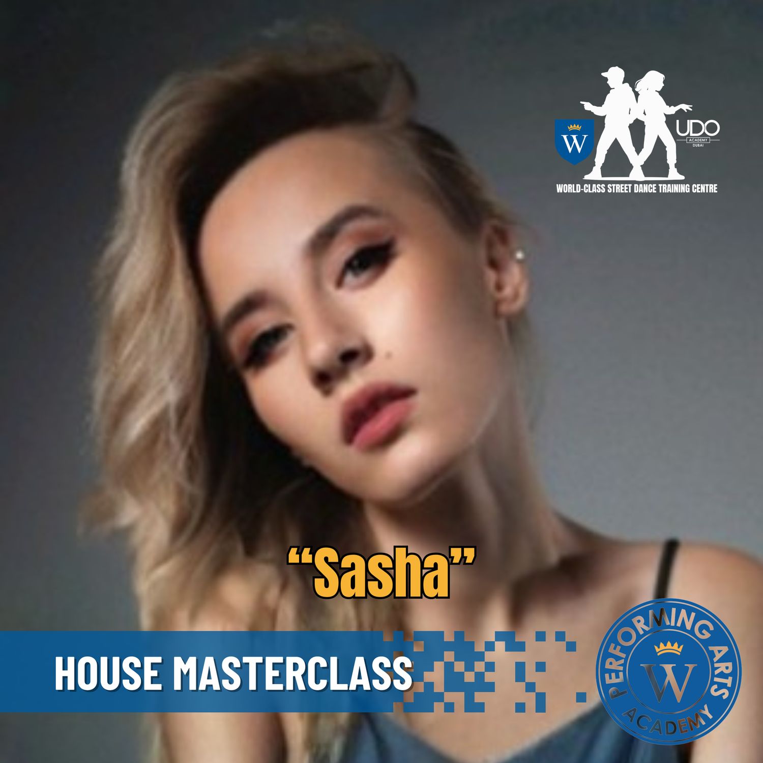 SASHA – POP UP HOUSE MASTERCLASSES - Tuesday 3rd March 2026