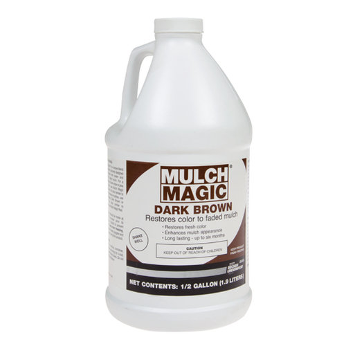 Pintura Mulch Magic Brown 1/2 galón | Color y Protección para Mulch
