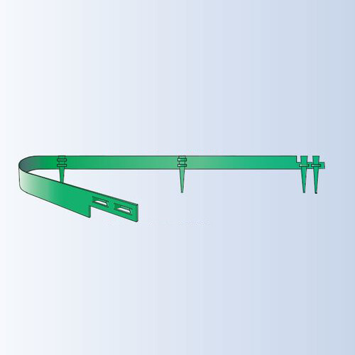Orillera de Metal para Jardin 4&quot;x 3 mt Verde Calibre 14