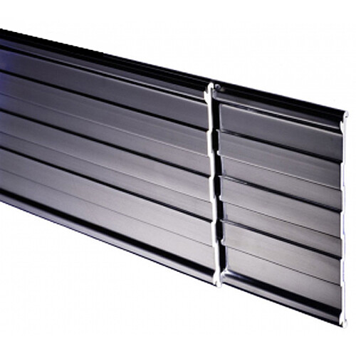 Orillera de Aluminio Negra para Jardin  4.8 mt