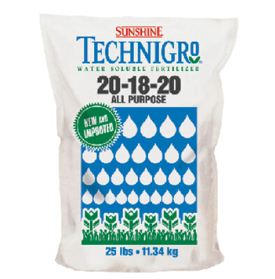 Fertilizante Soluble Technigro 20-18-20 11.36 kg