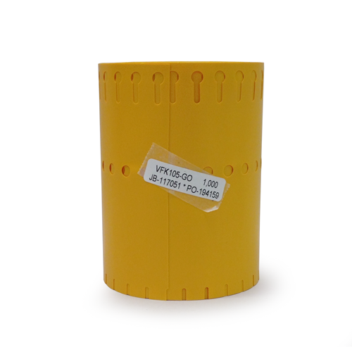 Etiqueta Vinil Oro 1/2"x 5" | Identificación Elegante y Resistente para Cultivos