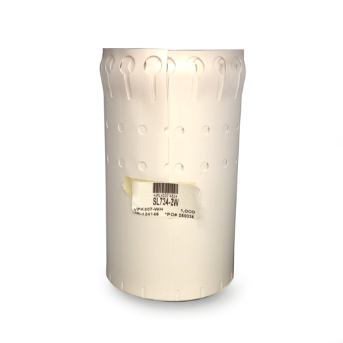 Etiqueta Vinil Blanca 3/4"x 7" | Identificación de Alta Legibilidad y Resistencia