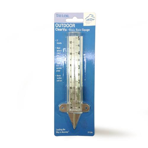 Pluviómetro de Vidrio | Medición Precisa de Lluvia