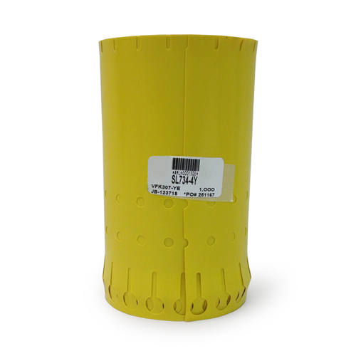 Etiqueta Vinil Amarilla 3/4"x 7" | Identificación Visible y Resistente para Agricultura